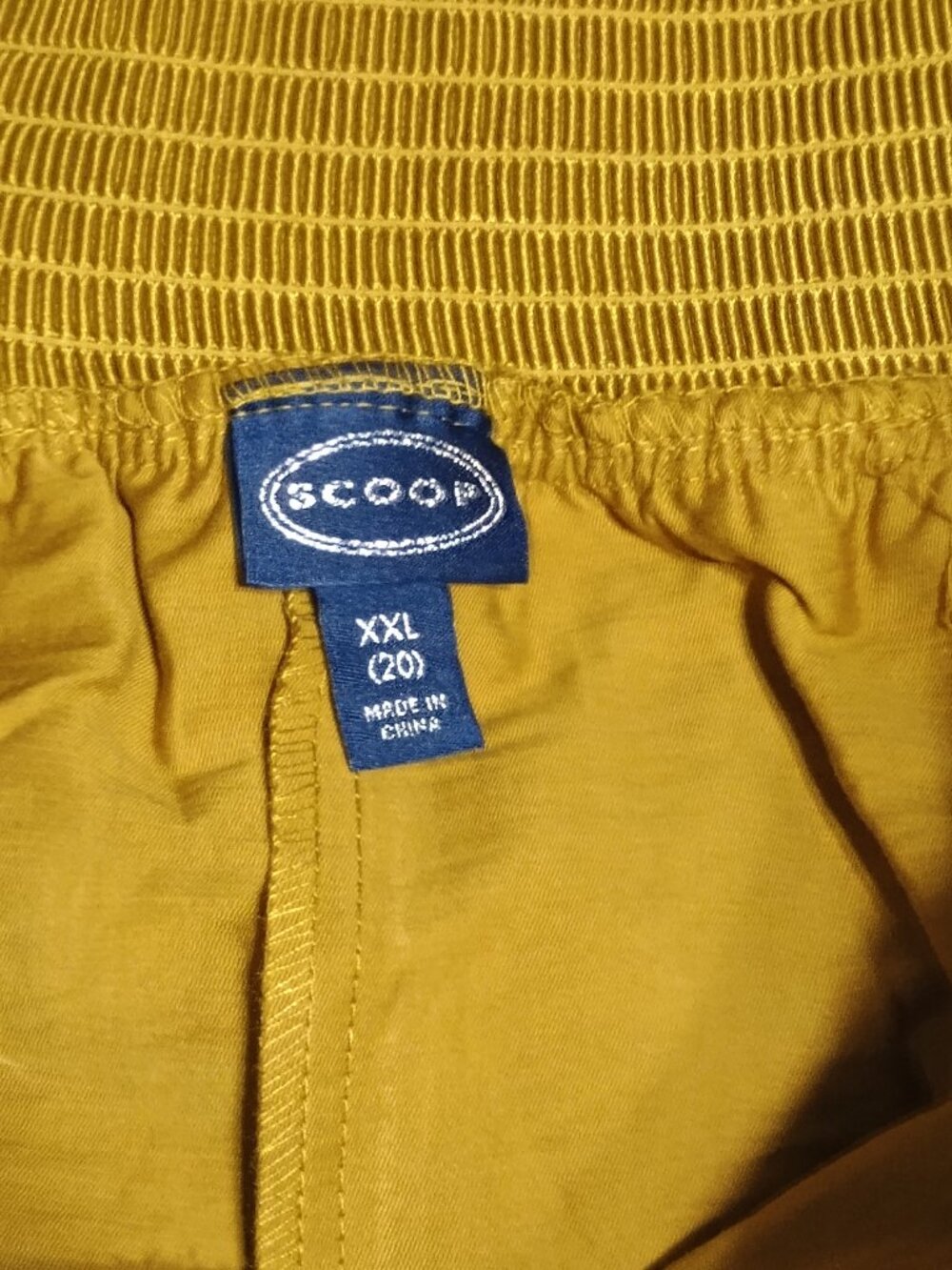 Scoop Olive Dust Tiered Ruffle Mini Skirt Women’s XXL 20 Plus Size NWT - Picture 5 of 7
